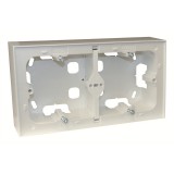 Efapel 10994_AGE Dupla kiemelő keret, jég színű