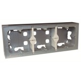 Efapel 10995_AAL Hármas kiemelő keret, alumínium színű