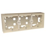 Efapel 10995_AMF Hármas kiemelő keret, elefántcsont színű