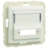 Efapel 90448_SBR Fedlap SC APC duplex csatlakozóhoz (csatlakozó nélkül) fehér