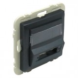 Efapel 90448_SIS Fedlap SC APC duplex csatlakozóhoz (csatlakozó nélkül) szürke