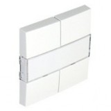 Efapel 90600_TBR Négypólusú kapcsoló fedlap, fehér