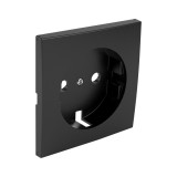 Efapel 90631_TPM Fedlap SCHUKO aljzathoz, fekete