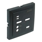 Efapel 90702 TIS Fedlap 21372 vezérlőegységhez szürke