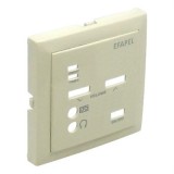 Efapel 90702 TMF Fedlap 21372 vezérlőegységhez elefántcsont