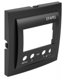 Efapel 90748_TPM Termosztát fedlap, fekete
