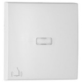 Efapel 90795 TBR Egyes billentyű jelzőfényes csengő jellel fehér