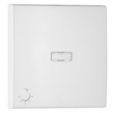 Efapel 90797 TBR Egyes billentyű jelzőfényes lámpa jellel fehér