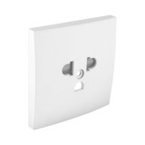 efapel 90842 TBR Fedlap csatlakozóaljzathoz, gyerekzáras EURO-USA típus fehér