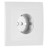 Efapel 90902 TBR Fedlap kerettel Schuko csatlakozóaljzathoz fehér