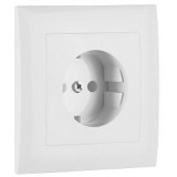 Efapel 90903 TBR Fedlap kerettel Schuko csatlakozóaljzathoz, gyerekzáras fehér