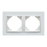 Efapel 90920_TBB ANIMATO Kettes keret, fehér