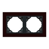 Efapel 90920_TBS ANIMATO Kettes keret, sötétlila