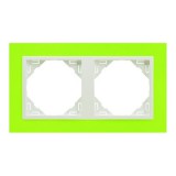 Efapel 90920_TDG ANIMATO Kettes keret, zöld