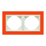 Efapel 90920_TJG ANIMATO Kettes keret, narancs