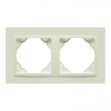 Efapel 90920_TMM ANIMATO Kettes keret, elefántcsont