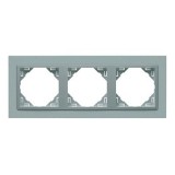 Efapel 90930_TAA ANIMATO Hármas keret, alumínium színű