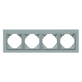 Efapel 90940_TAA ANIMATO Négyes keret, alumínium színű