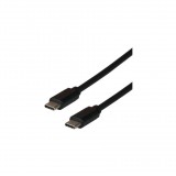 EFB EBUSBC-USB20CK.2 USB-C apa - USB-C apa 2.0 Adat és töltőkábel - Fekete (2m) (EBUSBC-USB20CK.2)