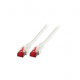 EFB RJ45 Patchkabel S/FTP, Cat.6, LSZH, 0,5m, weiß (K5518.0,5)