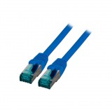 EFB RJ45 Patchkabel S/FTP, Cat.6A, LSZH, 0,5m, blau (MK6001.0,5BL)