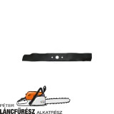 Efco max 48 66090050 fűnyíró kés, L 458 mm, Ø szélső furatok 8,7 mm