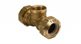 Effebi KPE csatlakozó réz T-idom 32-1"-32 BM
