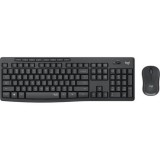 Egér- és billentyűzet készlet, vezeték nélküli, USB, LOGITECH, MK295, grafitszürke (LGBEM295G)