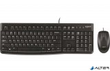 Egér- és billentyűzet készlet, vezetékes, USB, LOGITECH 'MK120', fekete