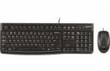 Egér- és billentyűzet készlet, vezetékes, USB, LOGITECH MK120, fekete (LGBEMK120)