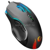 Egér Gamer - SMX-G38 CLAW (7200DPI, 8 gomb, makro, RGB LED, 1,8m harisnyázott kábel, fekete) (RAMPAGE_35497)