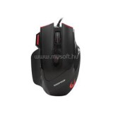 Egér Gamer - SMX-R17 X-RAPIER (7200DPI, 7 gomb, makro, RGB LED, 1,6m harisnyázott kábel, fekete) (RAMPAGE_31389)