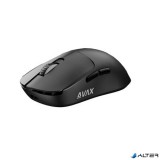 Egér, tri-mode kapcsolat, gaming, AVAX 'LW03 PRO', fekete