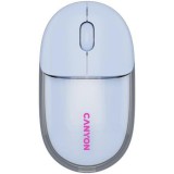 Egér, vezeték nélküli, dual-mode kapcsolat, optikai, CANYON "OnClick 24", kék