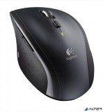 Egér, vezeték nélküli, lézeres, normál méret, USB, LOGITECH 'M705 Marathon', fekete