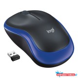 Egér vezeték nélküli LOGITECH M185 2,4 Ghz 1000 DPI kék