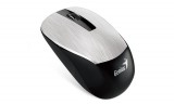 Egér, vezeték nélküli, optikai, normál méret, GENIUS NX-7015 ezüst (GEE7015S)