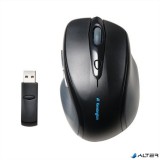 Egér, vezeték nélküli, optikai, normál méret, USB, KENSINGTON "ProFit"