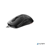 Egér, vezetékes, gaming, RGB, AVAX 'LW01', fekete