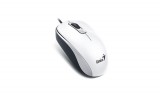 Egér, vezetékes, optikai, normál méret, usb, genius "dx-120", fehér 31010105107