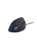 Egér, vezetékes, vertikális, USB, URBAN FACTORY Ergo Next, fekete (UFEMR01)