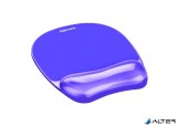 Egéralátét csuklótámasszal, géltöltésű, FELLOWES 'Crystal™ Gel', lila