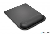 Egéralátét csuklótámasszal, géltöltésű, KENSINGTON "ErgoSoft™", fekete
