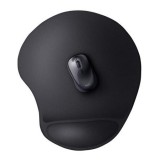 Egéralátét, csuklótámasszal, géltöltésű, TRUST Bigfoot XL, fekete (TR23728)