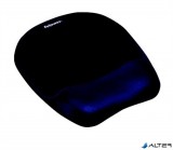 Egéralátét csuklótámasszal, habtöltésű, FELLOWES "Memory Foam", zafírkék