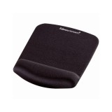 Egérpad csuklótámasszal, habtöltésû, Fellowes® PlushTouch, fekete