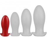EggPlay Drakar egg s – prémium piros anális tojás 10 x 4,5 cm