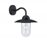 EGLO 30155 Kültéri fali E27 1x60W fekete Milton