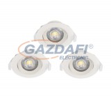 EGLO 32896 LED beépíthető 3x5W 3000K fehér állítható Sartiano