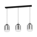 Eglo 390104 Bulciago függeszték, ezüst, E27 foglalattal, max. 3x40W, IP20